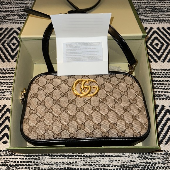Gucci Handbags - Gucci Small Marmont Crossbody Bag
